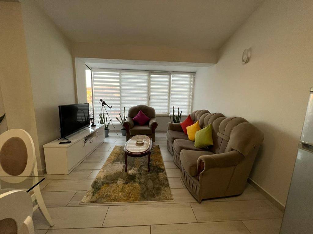 Posedenie v ubytovaní Shkodra Duplex Apartment