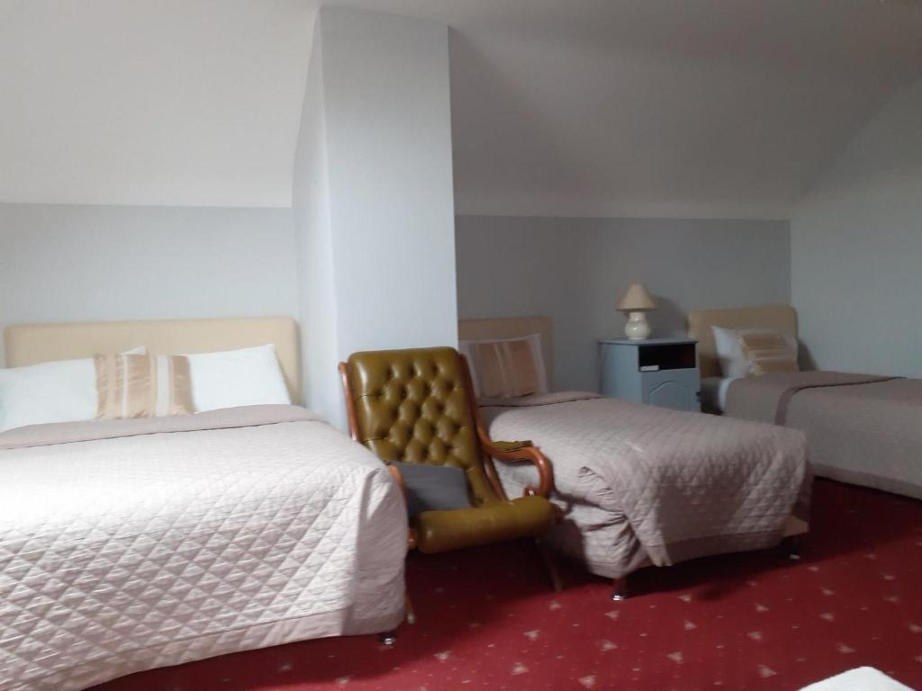 Postel nebo postele na pokoji v ubytování Breagagh View B&B