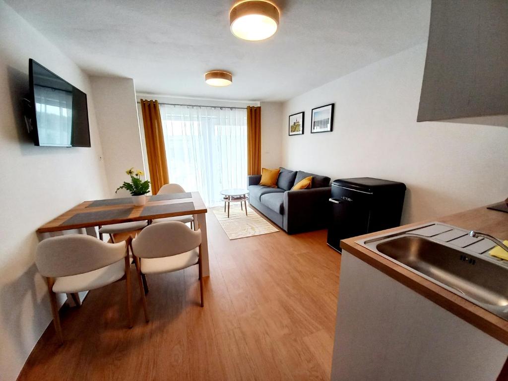 Posezení v ubytování Apartmány Olšovská