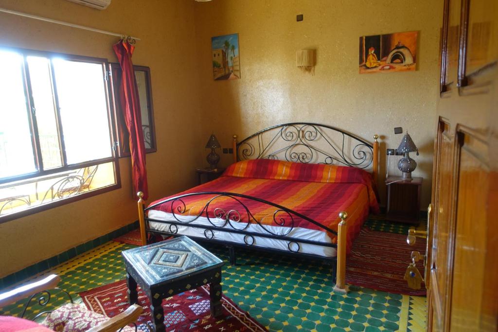 Postel nebo postele na pokoji v ubytování Maison Vallée Du Ziz