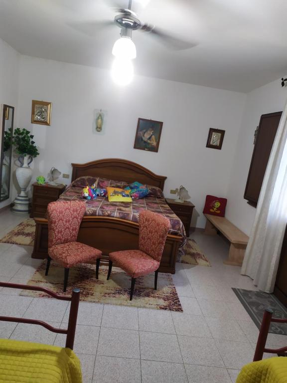 Posezení v ubytování B&B Zia Delia