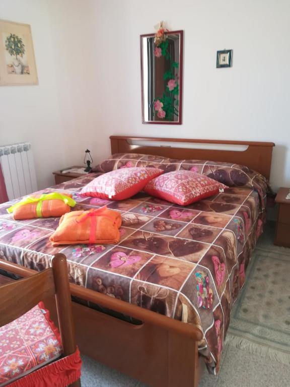 Postel nebo postele na pokoji v ubytování B&B Zia Delia