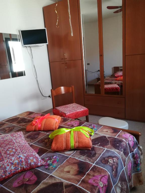 Postel nebo postele na pokoji v ubytování B&B Zia Delia