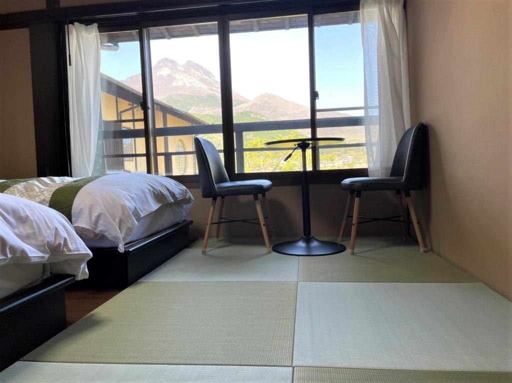 Letto o letti in una camera di Sanso Tanaka