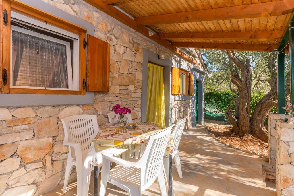 Patio alebo iná vonkajšia časť ubytovania House Magdalena