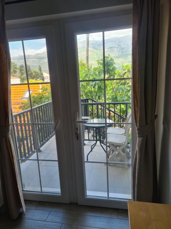Balkón nebo terasa v ubytování Adriatic Pearl Korcula