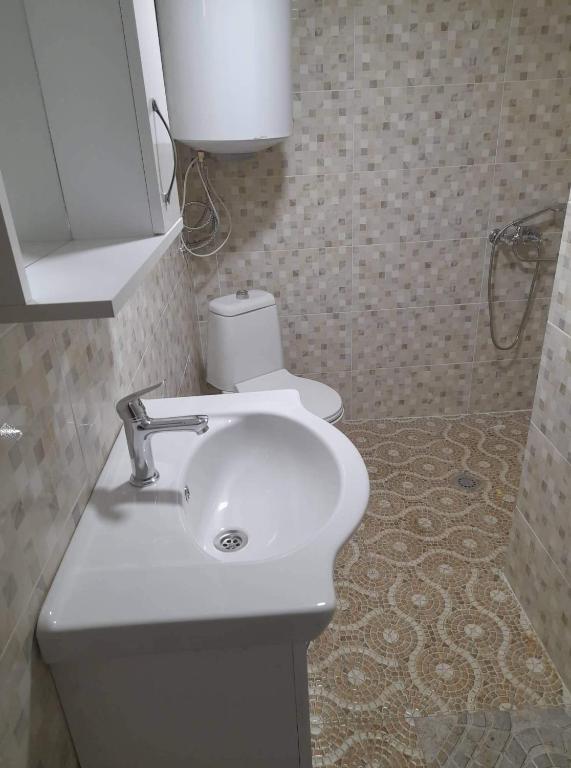 Koupelna v ubytování Sesili Guesthouse