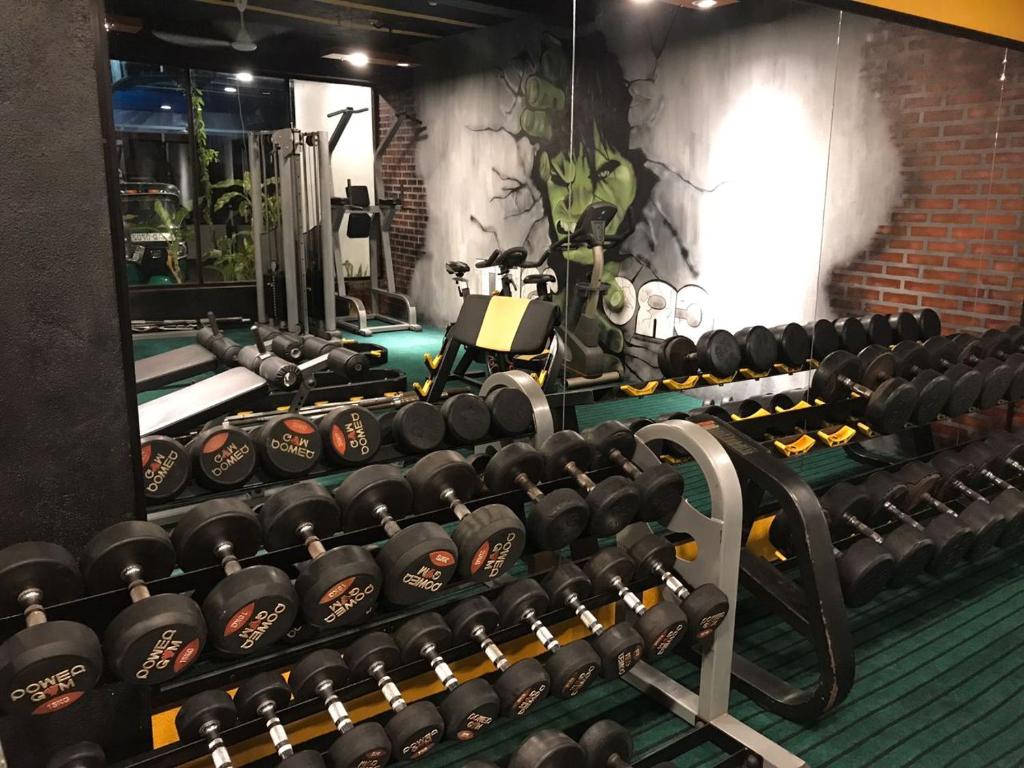 Fitness centrum a/nebo fitness zařízení v ubytování Cozy Sea view Inn