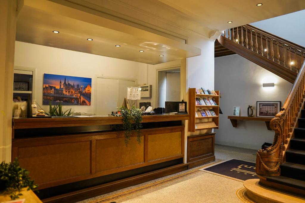 Hotel de Flandre Ghent - Resim 19
