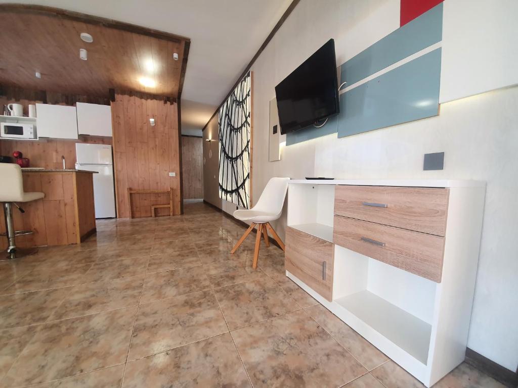 Kuchyň nebo kuchyňský kout v ubytování SALOU Novelty primera línea de mar