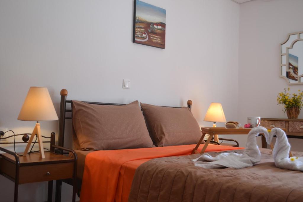 Postel nebo postele na pokoji v ubytování Bali House