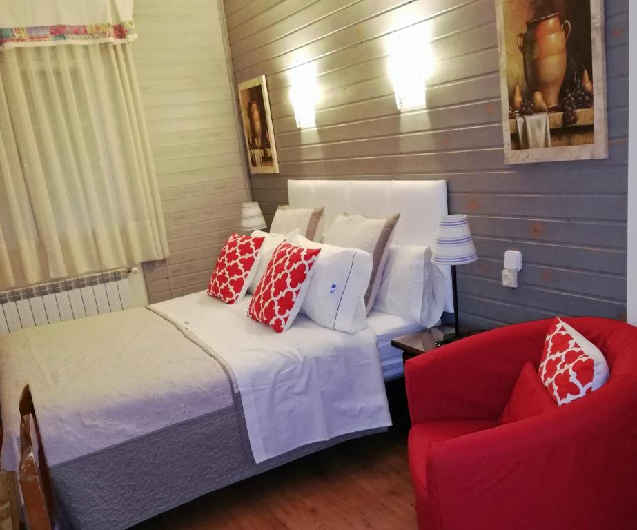 Postel nebo postele na pokoji v ubytování Hostal Martin - Sanabria