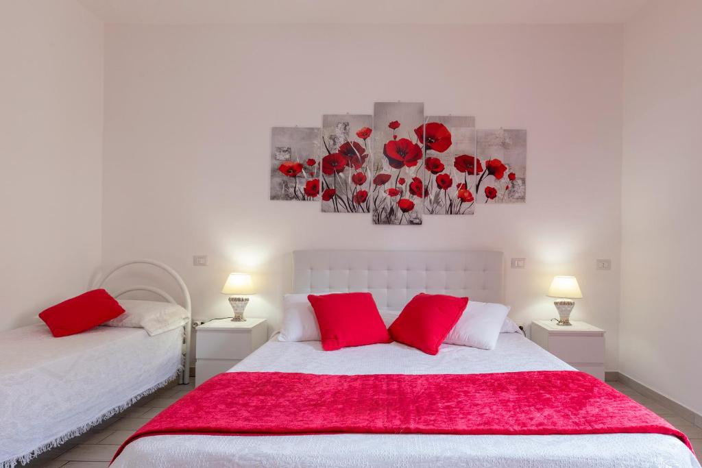 Postel nebo postele na pokoji v ubytování Jadianas Guest House