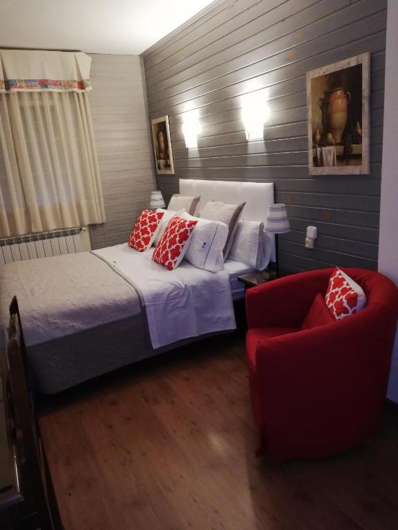 Postel nebo postele na pokoji v ubytování Hostal Martin - Sanabria