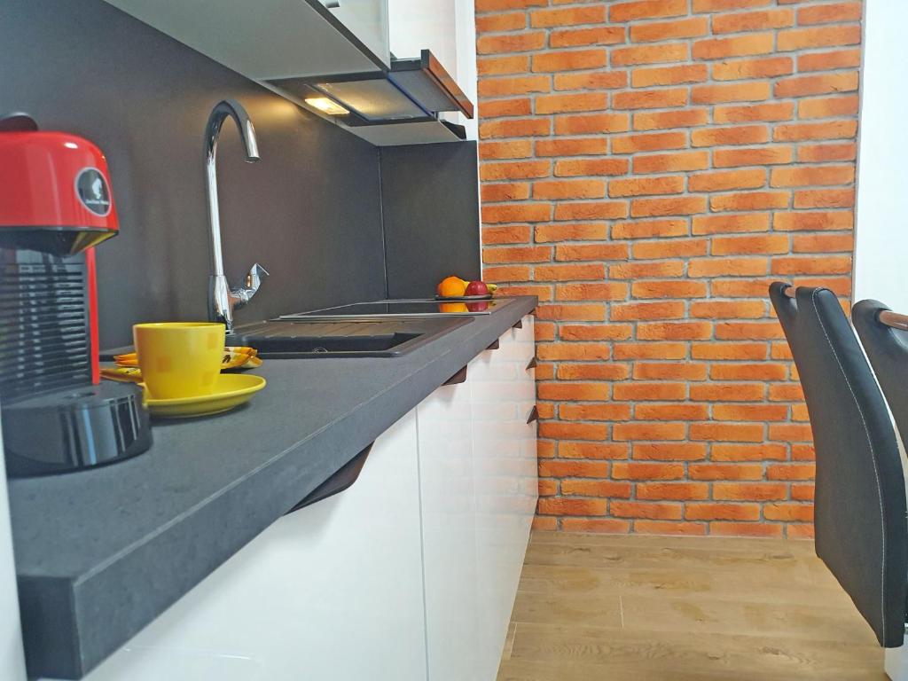 Kuchyň nebo kuchyňský kout v ubytování Holiday Home Gordana