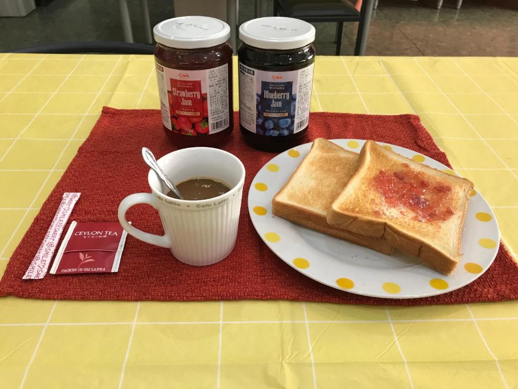 Možnosti snídaně pro hosty v ubytování Biz Hotel Kiiyura