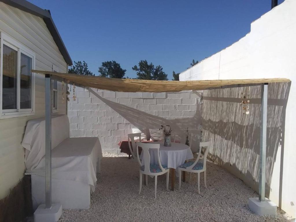 Patio alebo iná vonkajšia časť ubytovania villa la zalamera