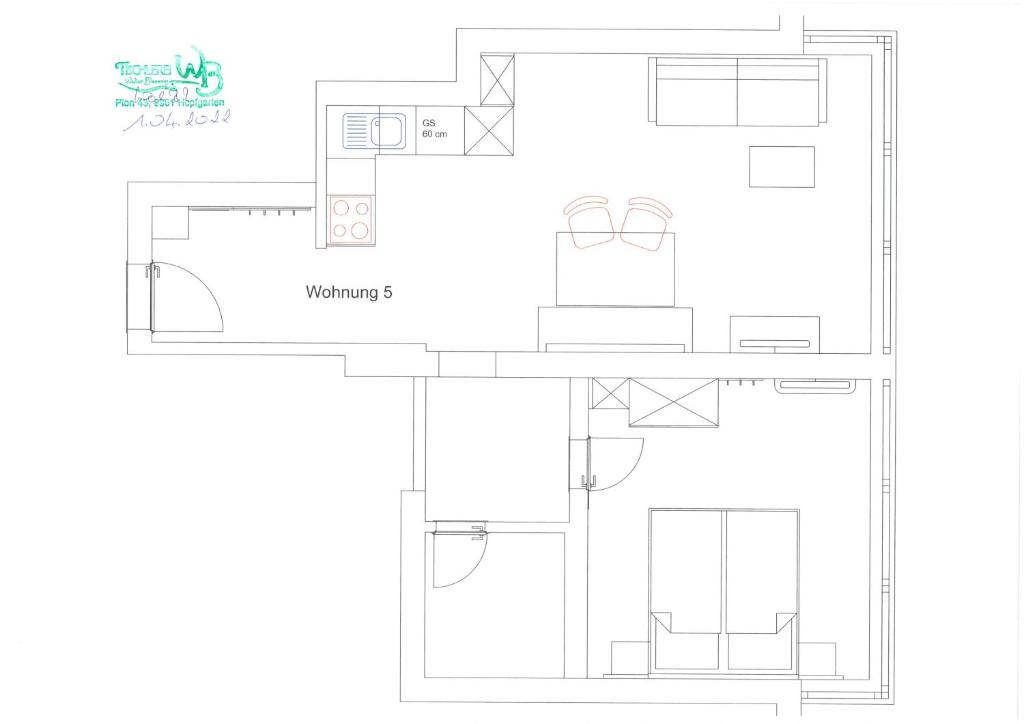 Půdorys ubytování Ferienappartements Heinzle - Ihr Ferienresort