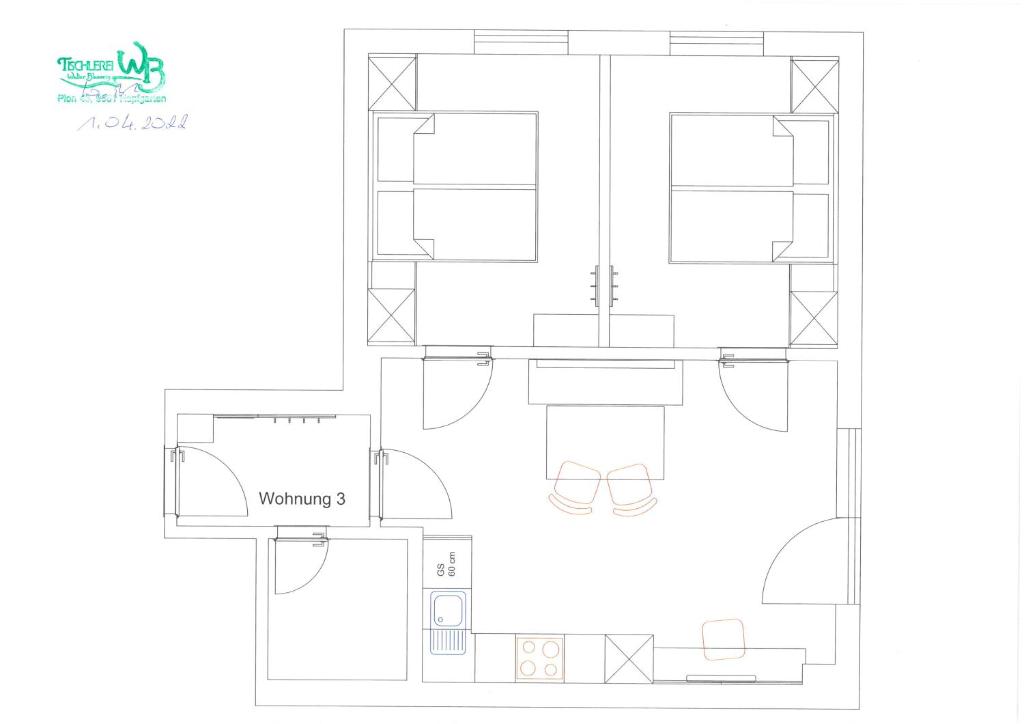 Půdorys ubytování Ferienappartements Heinzle - Ihr Ferienresort