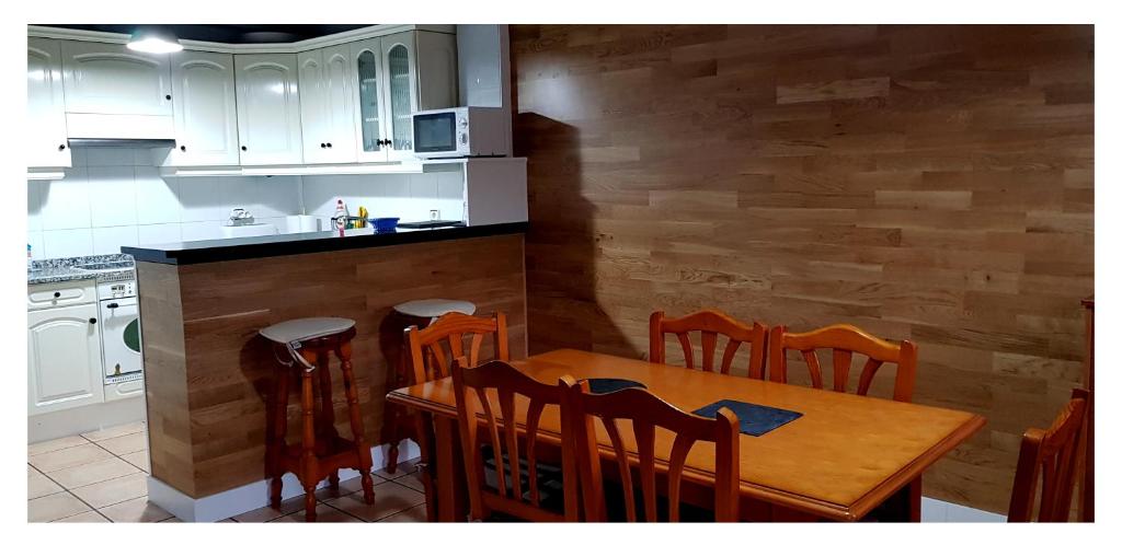 Kuchyň nebo kuchyňský kout v ubytování Apartamento Holidays in Ainsa