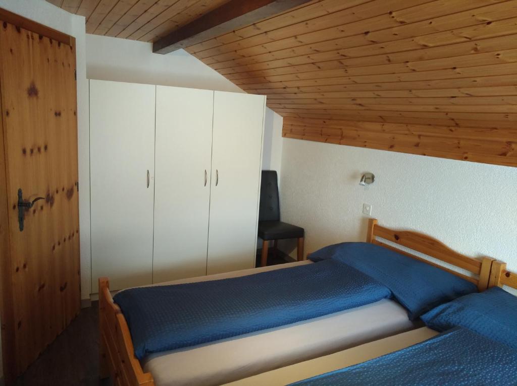 Postel nebo postele na pokoji v ubytování Ferienwohnung Delphin