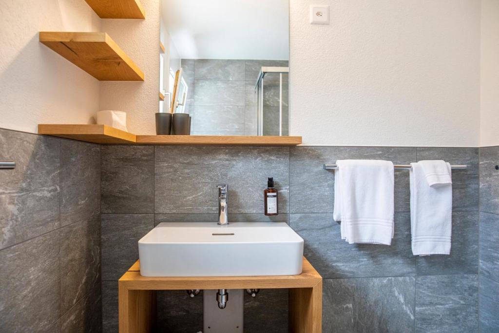 Koupelna v ubytování Hotel Meiringen