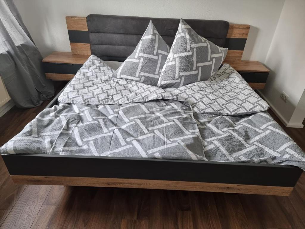 מיטה או מיטות בחדר ב-Haus Elke