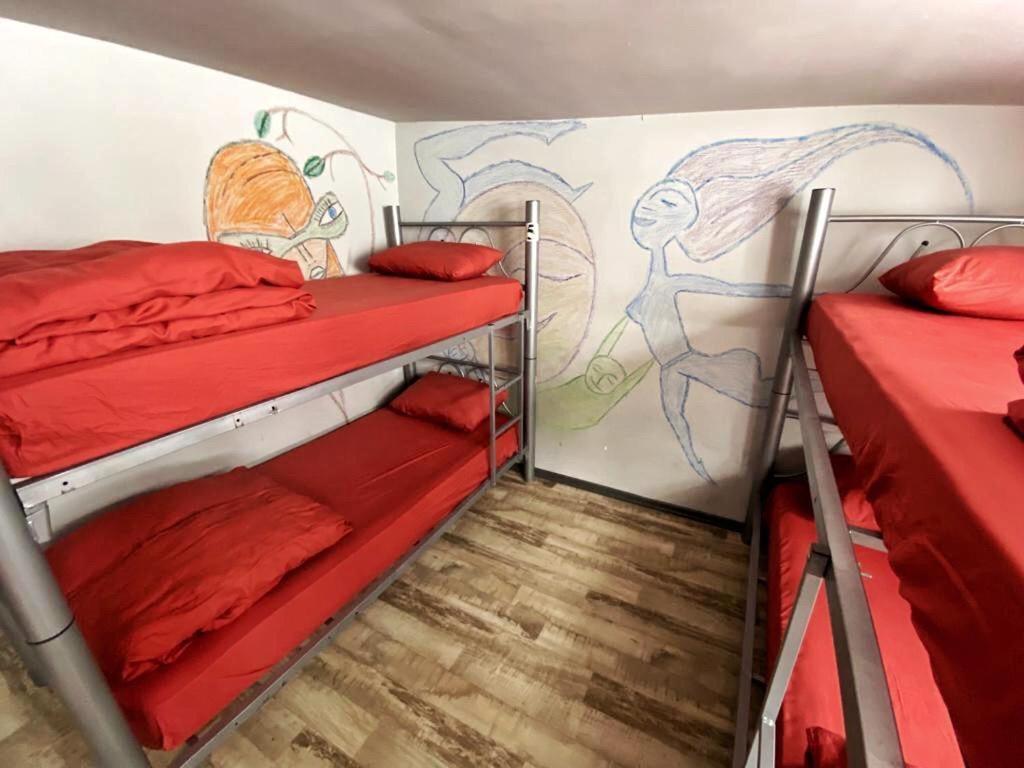 Postel nebo postele na pokoji v ubytování Lola backpacker's Hostel