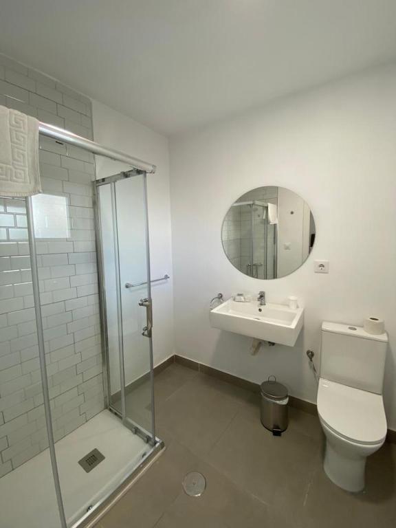 Koupelna v ubytování Villamarta Boutique Rooms