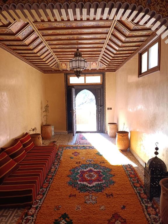 Posezení v ubytování Riad Atlas Sultana