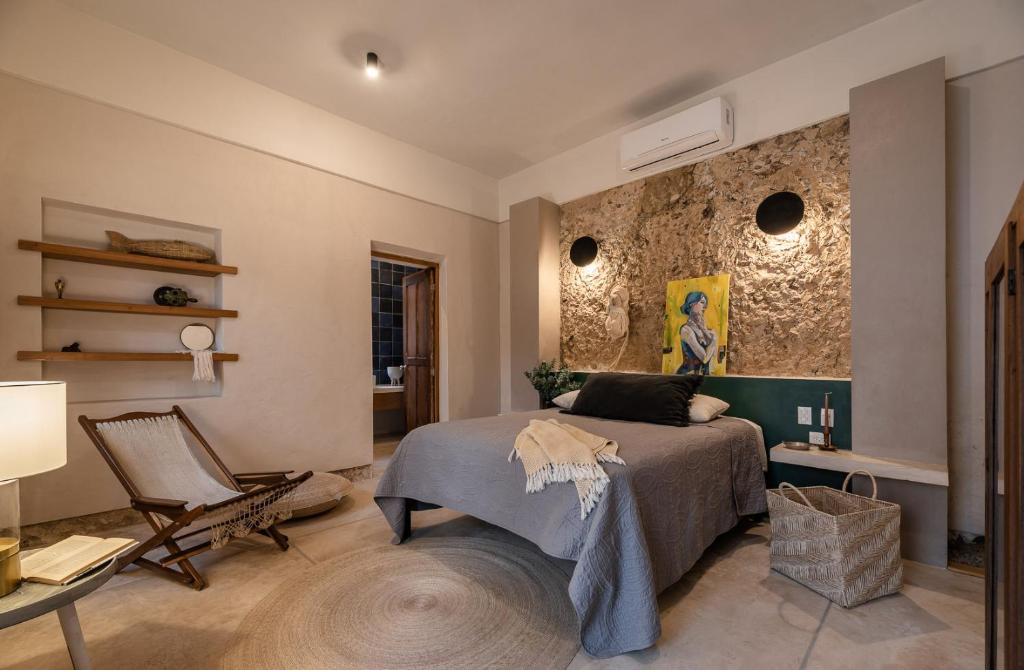 Posezení v ubytování Casona Origen Merida