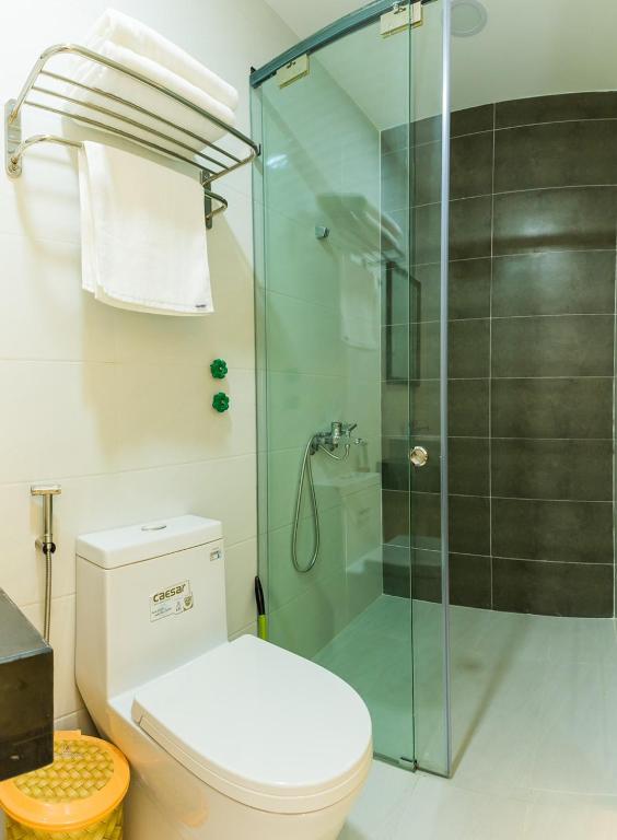 Koupelna v ubytování Hồng Gấm Hotel