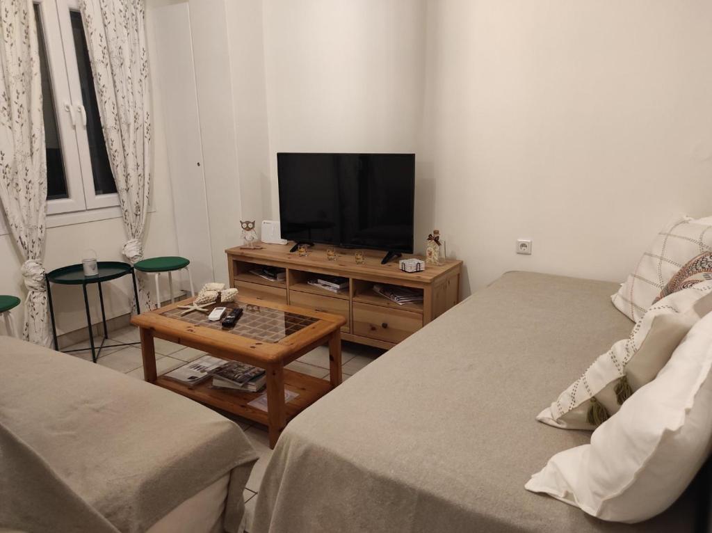 TV a/nebo společenská místnost v ubytování Best spot