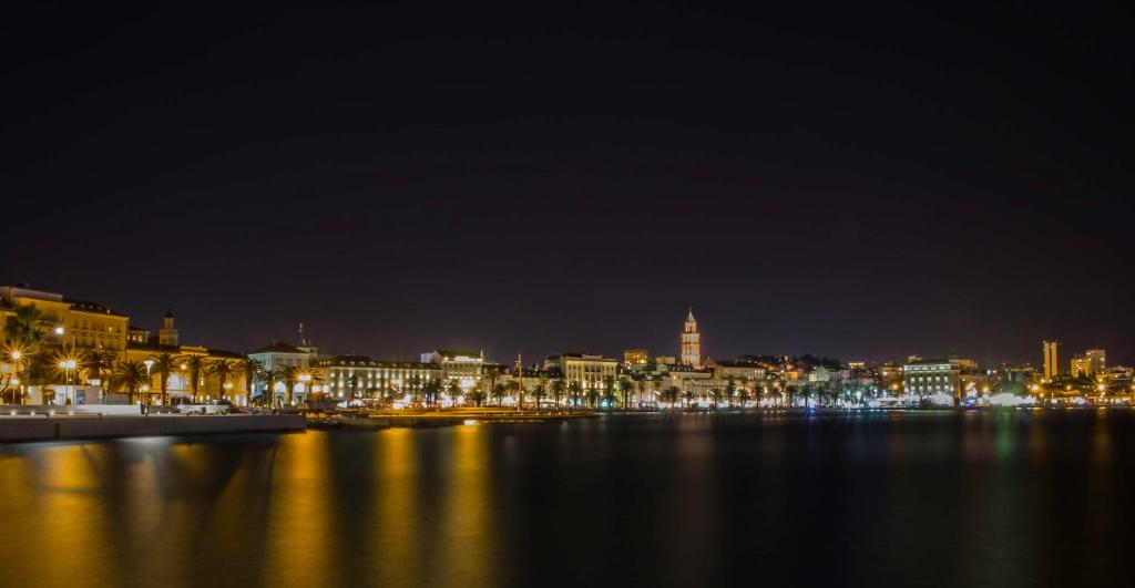 Výhľad na mesto Split alebo výhľad na mesto priamo z apartmánu