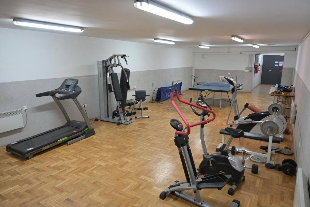 Posilňovňa alebo fitness centrum v ubytovaní Lola suite