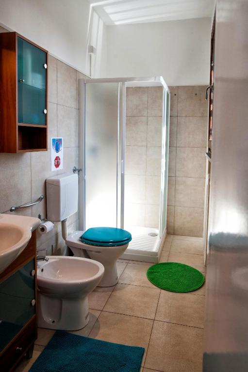 Koupelna v ubytování Casa Vacanze Tana della Volpe