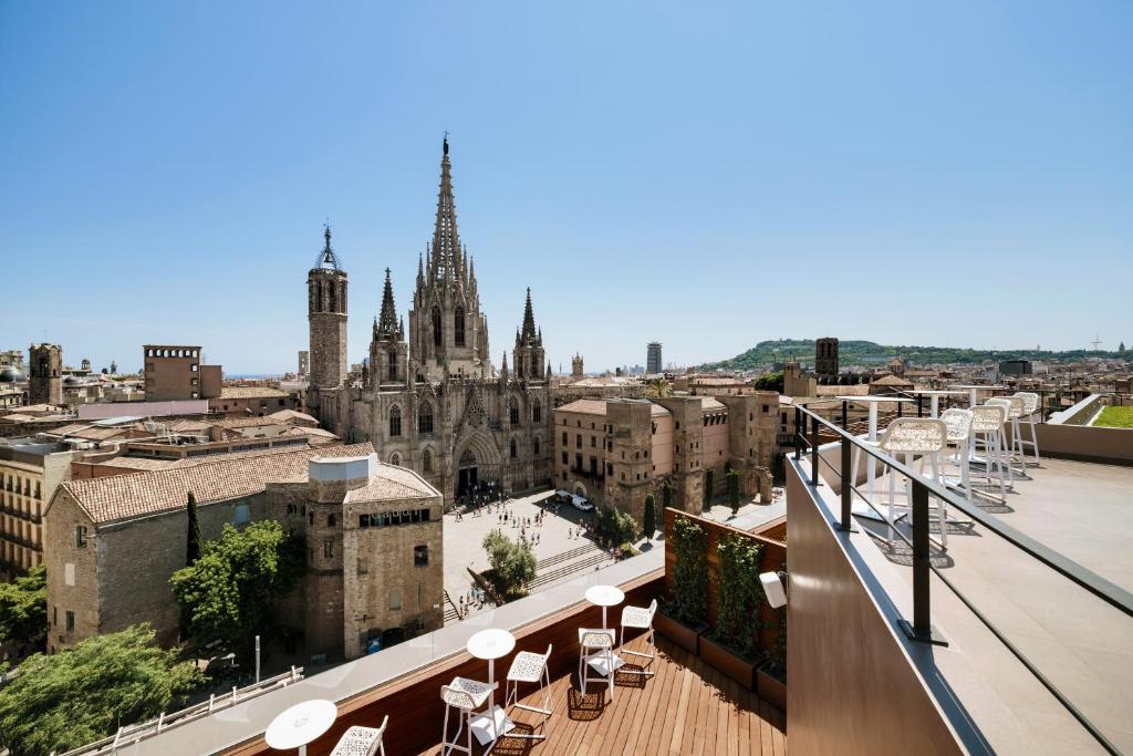 the rooftop of Hotel Colon