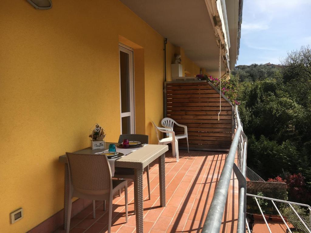Balkón nebo terasa v ubytování My Home Cinque Terre