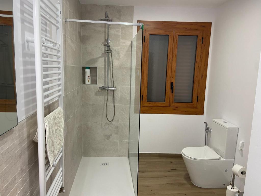 Koupelna v ubytování Casa Solatillo