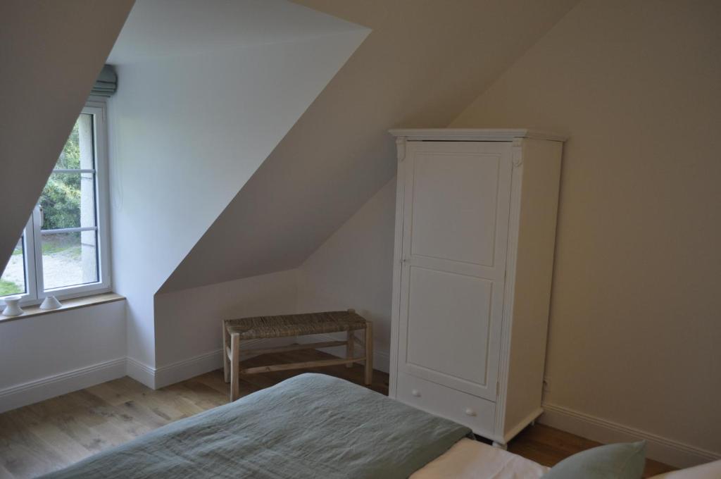 Postel nebo postele na pokoji v ubytování Ti Laouen Chambres d'hôtes et gite