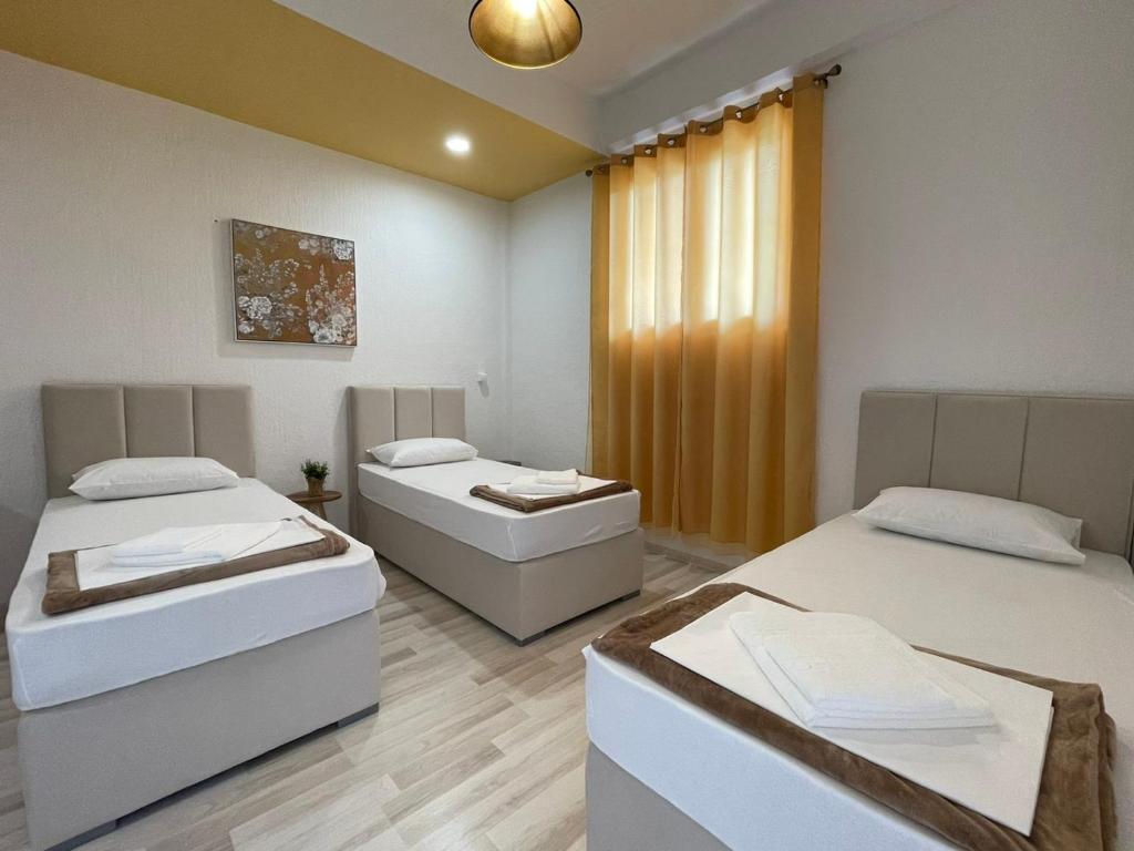 Postel nebo postele na pokoji v ubytování Hostel Izvor