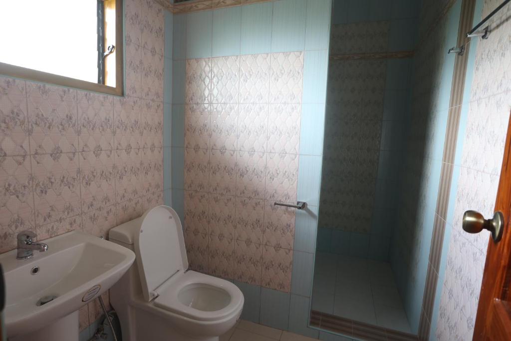 Koupelna v ubytování Residencia Diosa