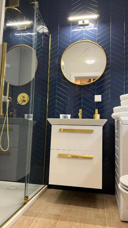 Kúpeľňa v ubytovaní Apartament Powiśle Deluxe