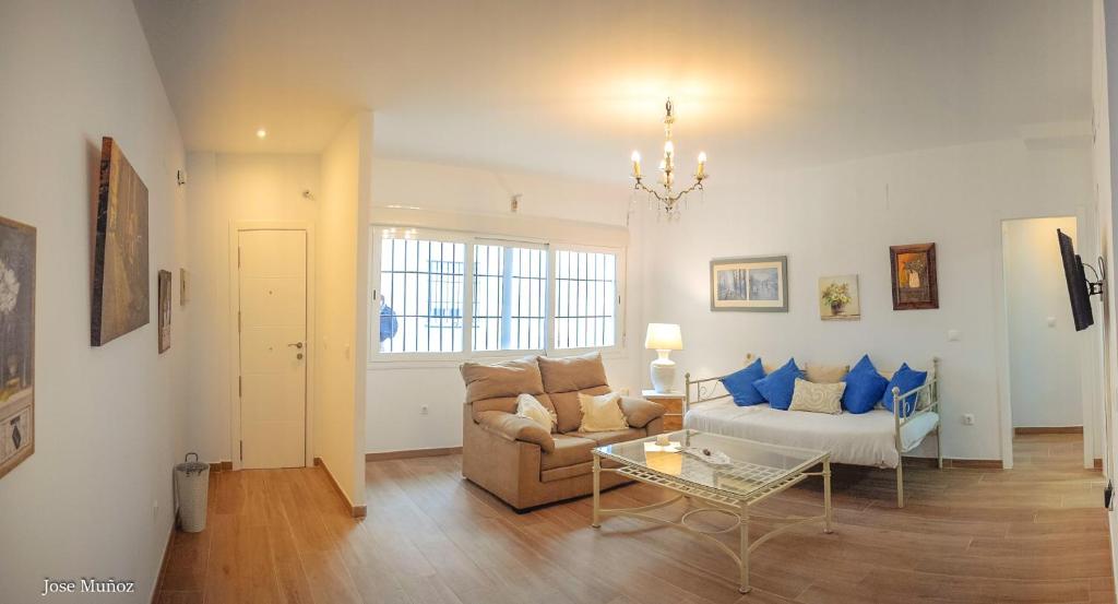 Posedenie v ubytovaní Modern Apartment in Peñaflor with Air Conditioning - 85 m²