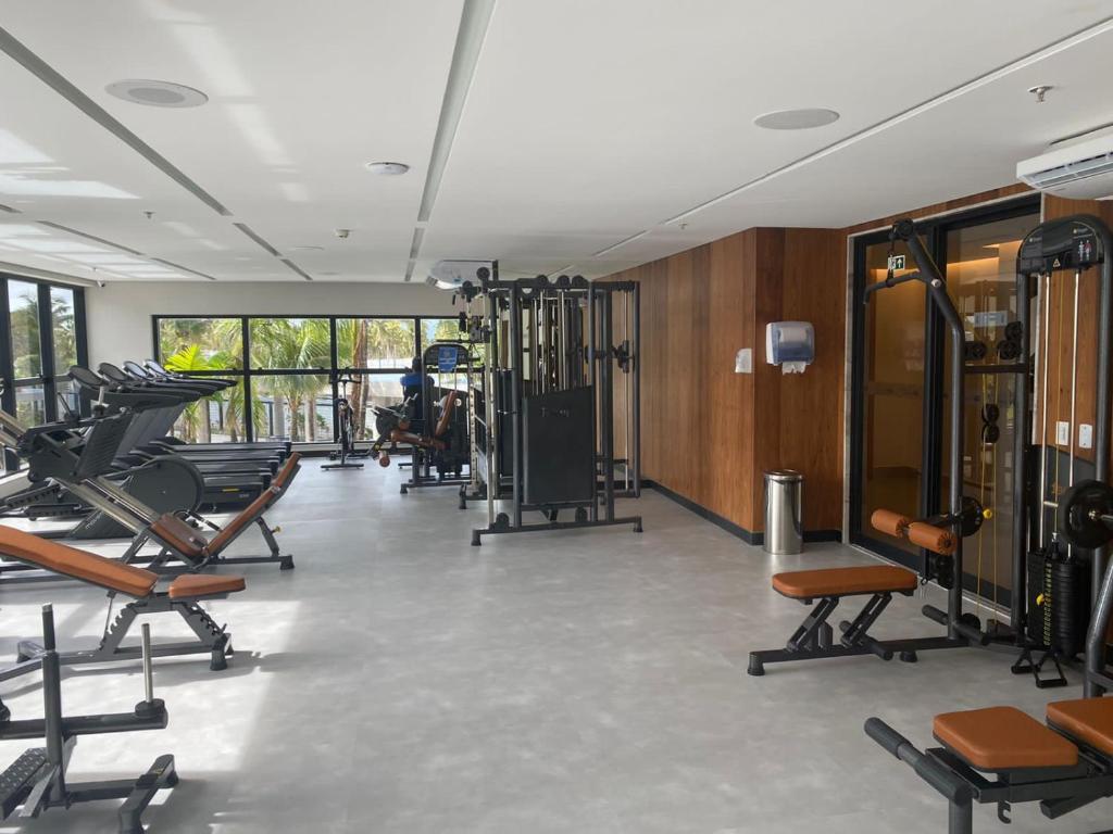 Fitness centrum a/nebo fitness zařízení v ubytování Smart Salinas Premium Resort
