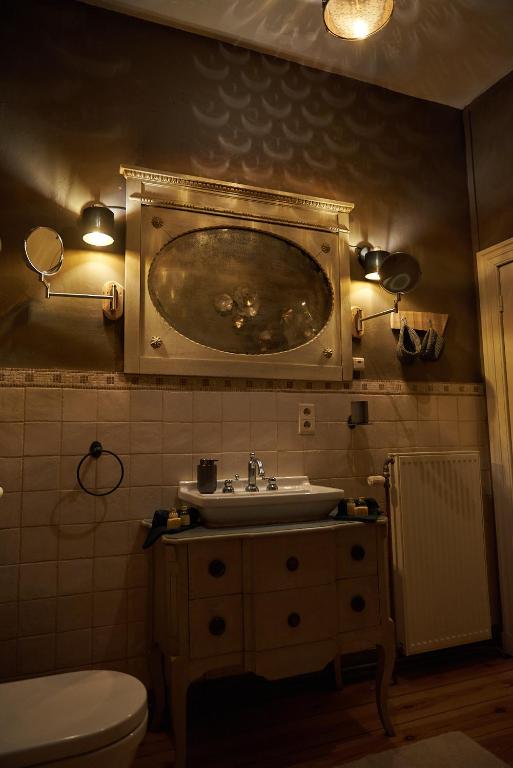 Koupelna v ubytování B&B Pura Vista