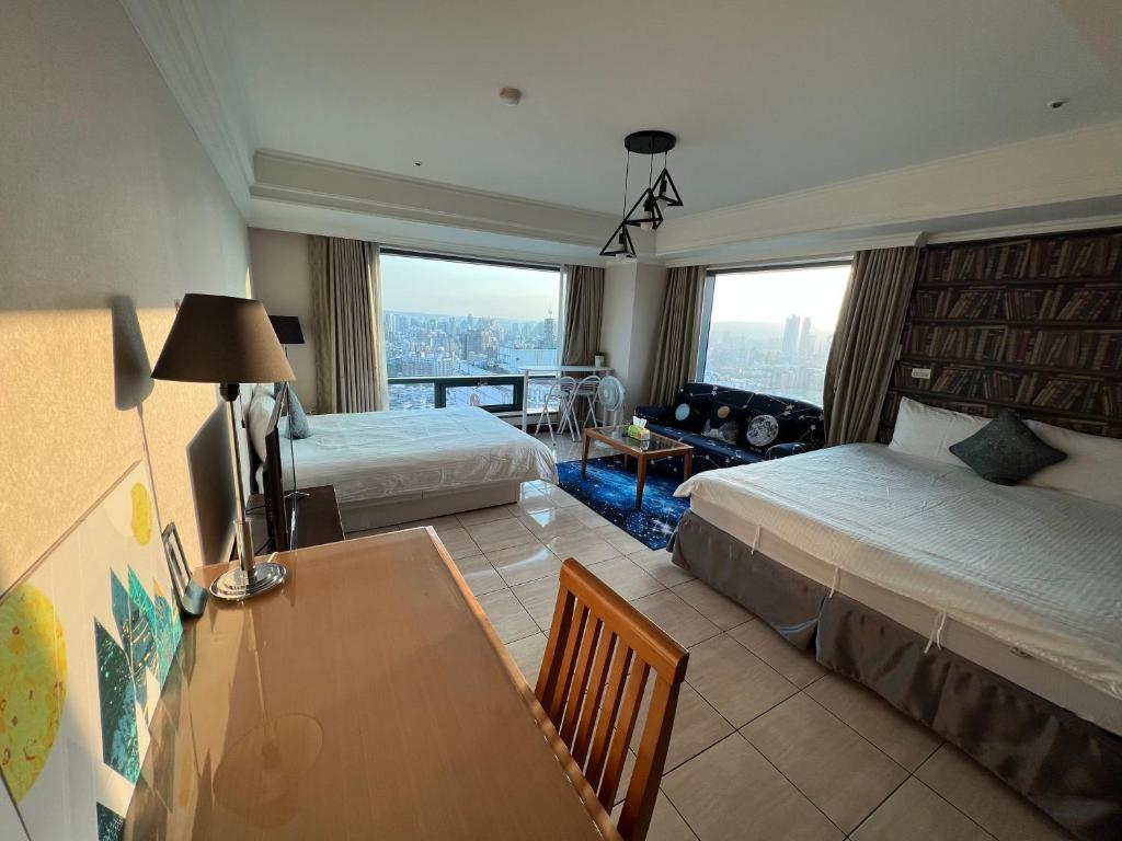 台中H高樓景觀宅High-Rise Taichung - 高级四倍房间