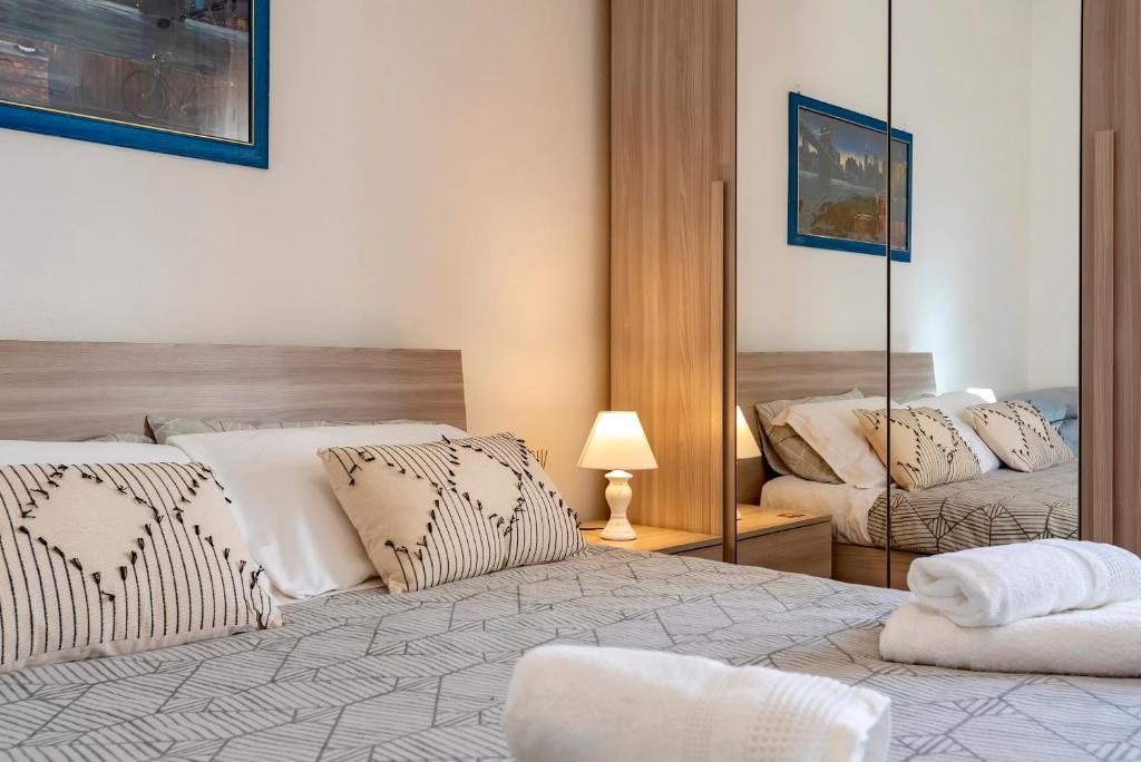 Postel nebo postele na pokoji v ubytování Sardinia rooms