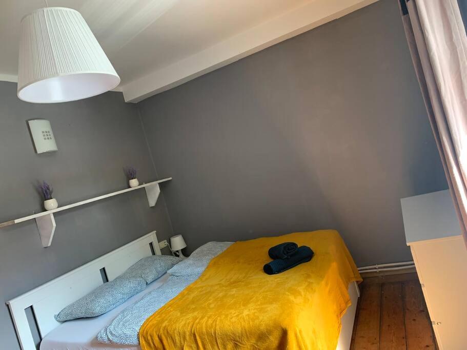 Posteľ alebo postele v izbe v ubytovaní Apartament Krasińskiego 5 - Park