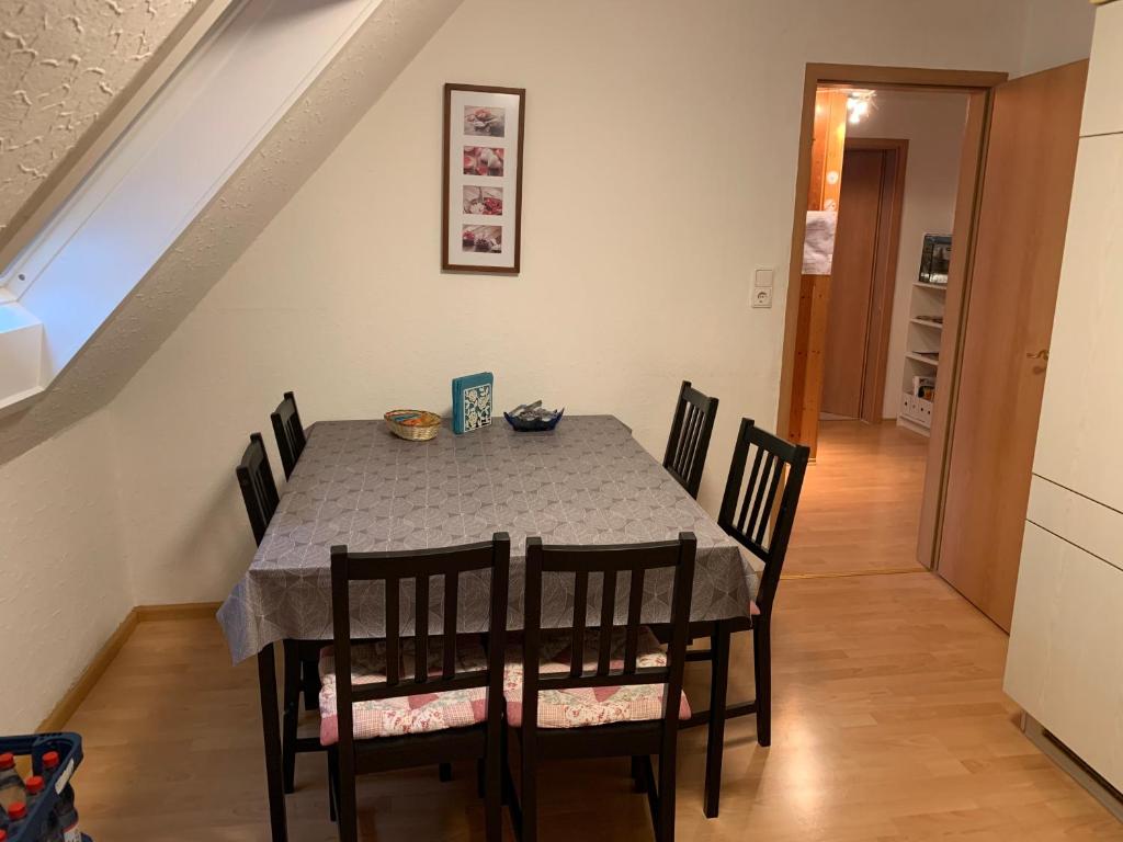 Posezení v ubytování Ferienwohnung Feist